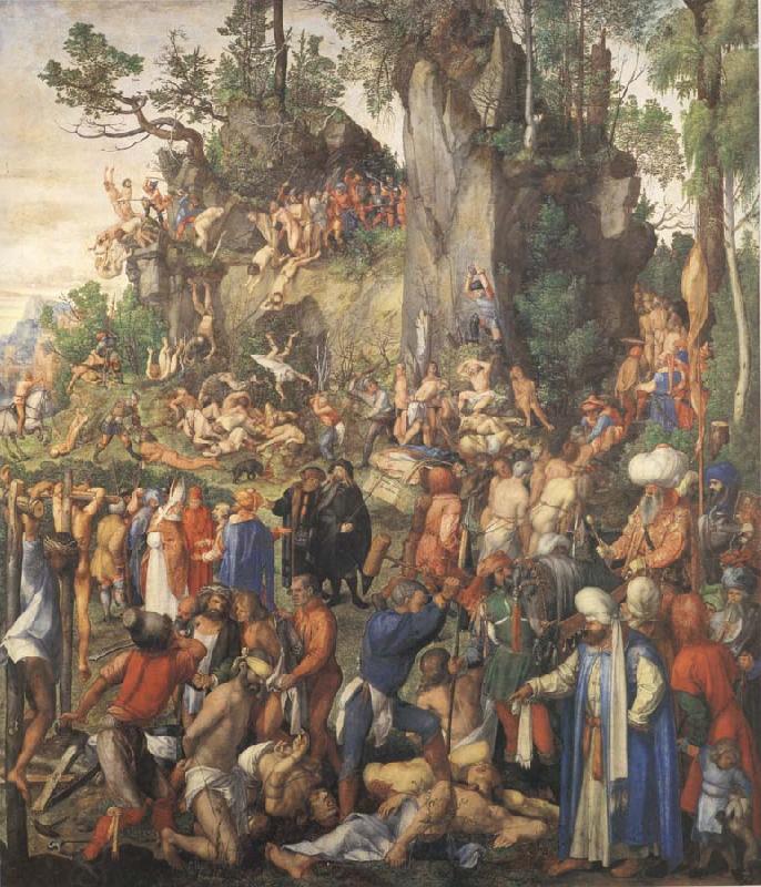 Albrecht Durer The Martyrdom of the ten thousand oil painting picture